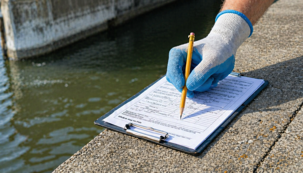 Algemene inspectie betonbrug detail